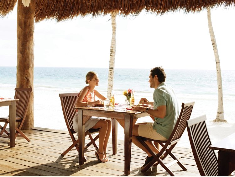 Beach Restaurant in the Riviera Maya