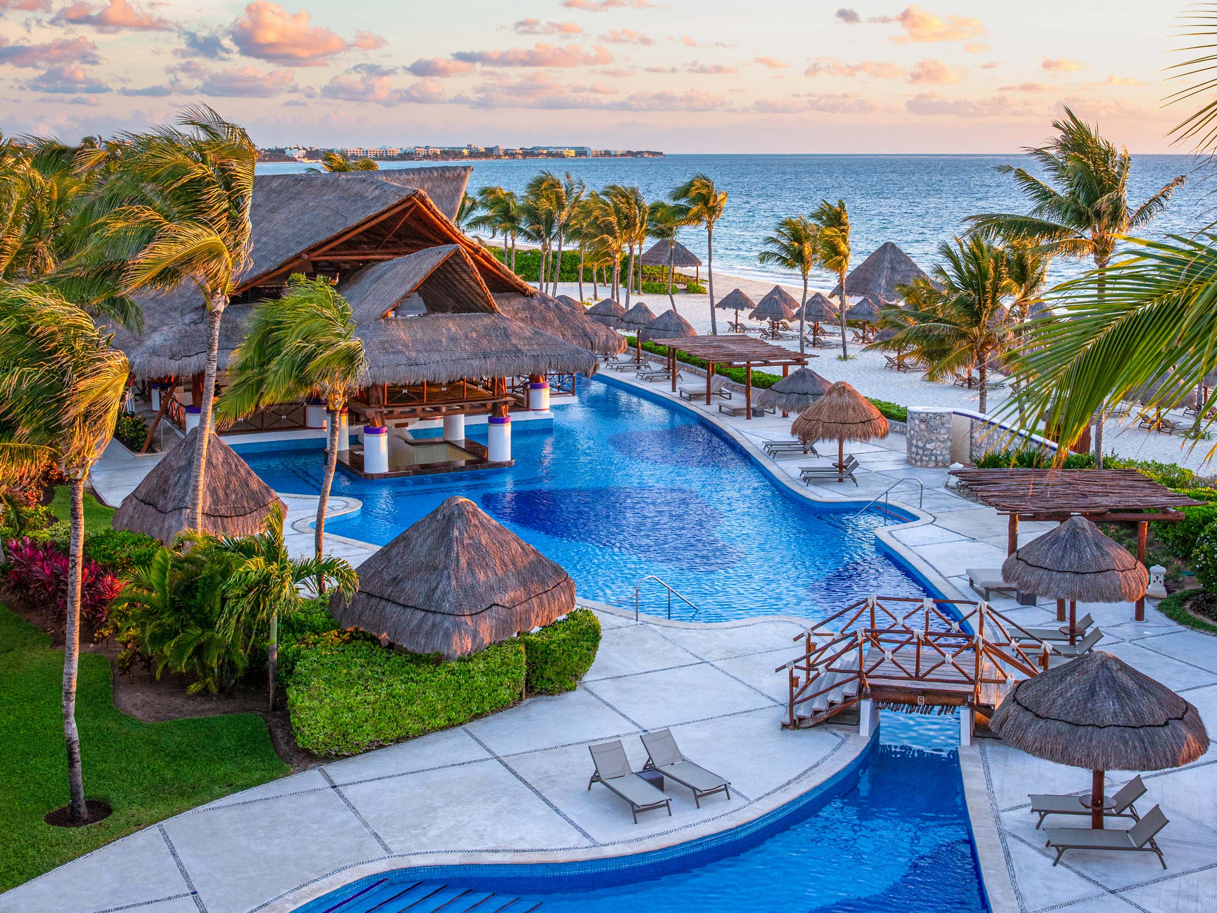 Swim-Up Bar at an All Inclusive Resort