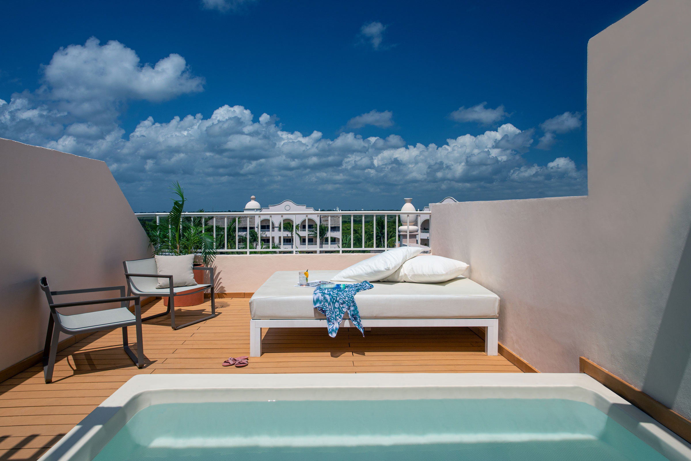 Two Story Rooftop Terrace Suite Spa Or Pool View Suites Excellence Riviera Cancun